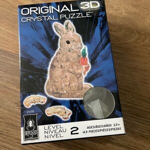 Original 3D Crystal Puzzle Rabbit